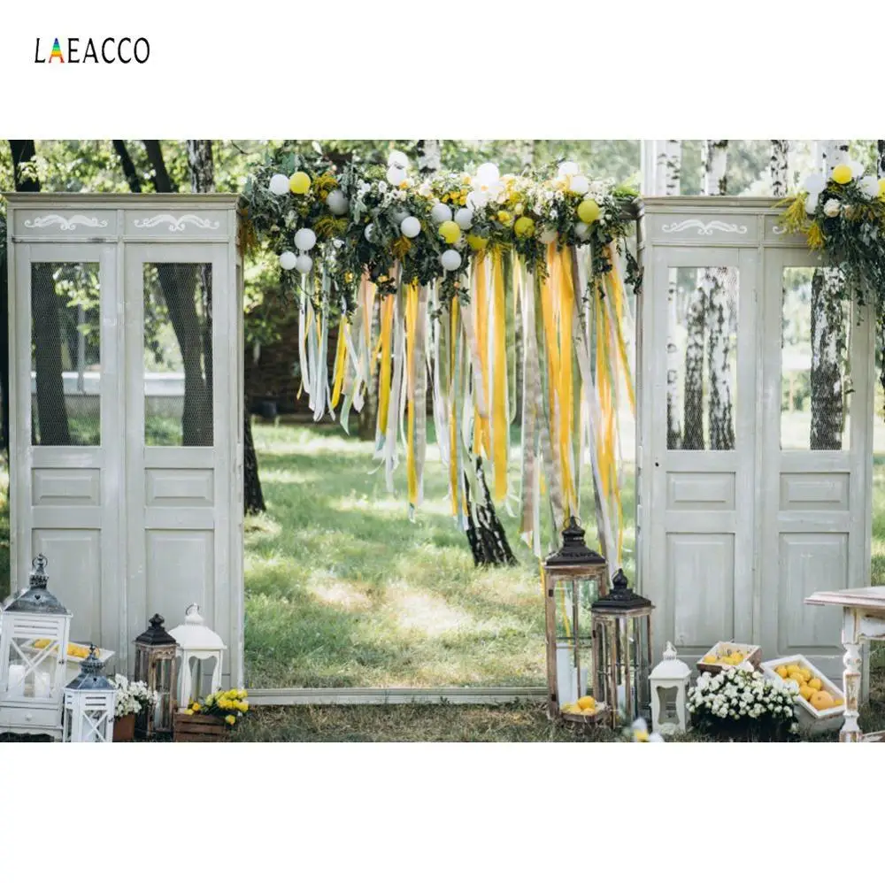 Вечерние фотофоны для фотостудии с изображением цветов лент фонарей травы|Фон