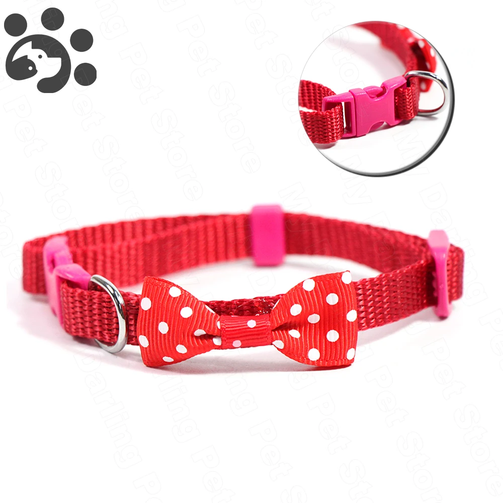 Ошейник для кошек маленьких собак щенков котят регулируемые ошейники товары