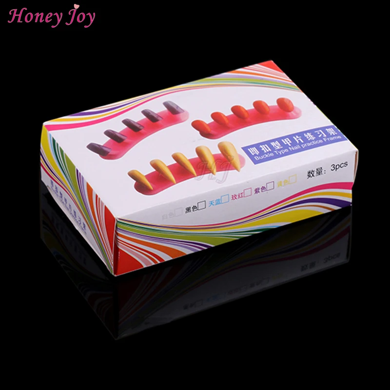 3 шт./компл. съемный держатель для обучения ногтей профессиональный тренажер