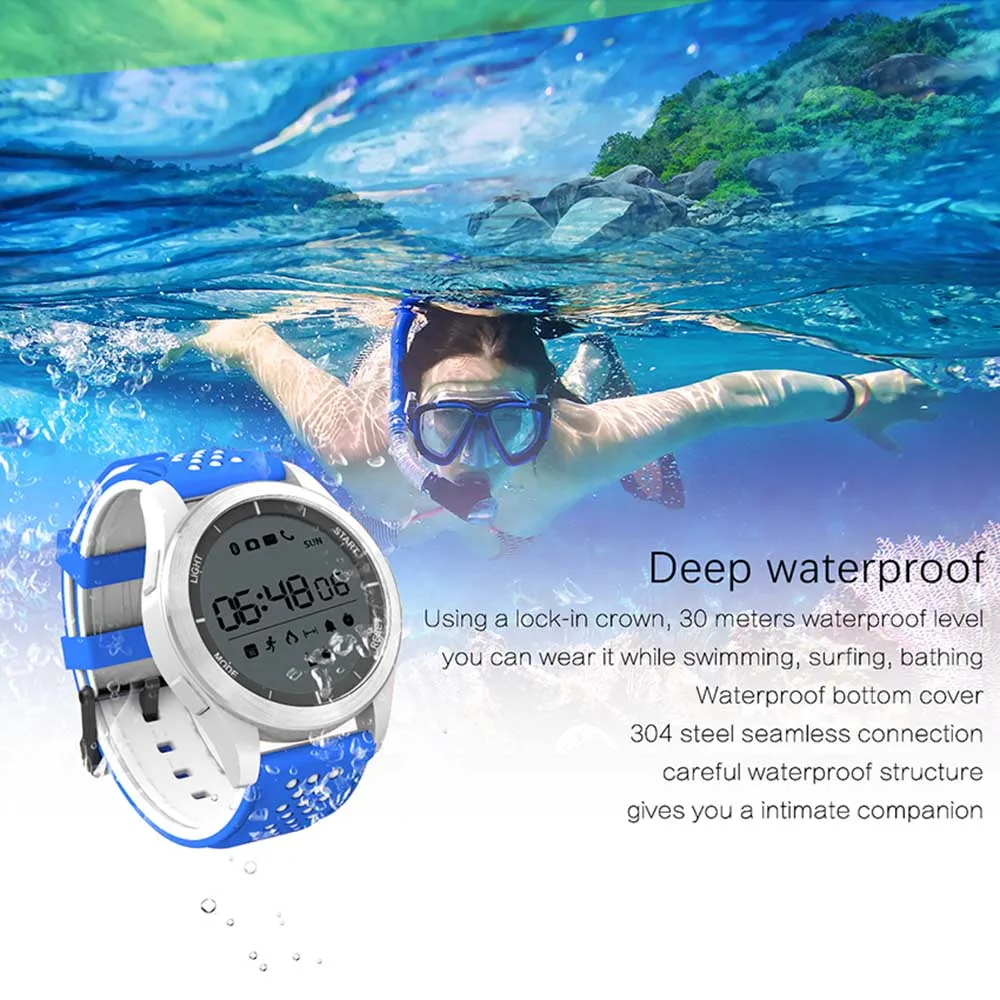 Смарт-часы Time Owner F3 IP68 Водонепроницаемые спортивные уличные часы фитнес-трекер