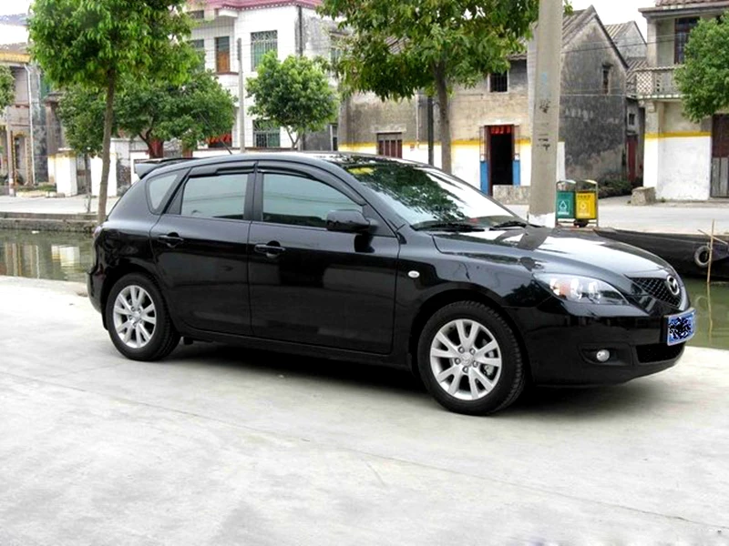 Большой ABS Материал заднее стекло Багажник крыло 3 спойлер для mazda 3 Спорт легкий удар установка стоп красный спойлер на фонарь для праймера