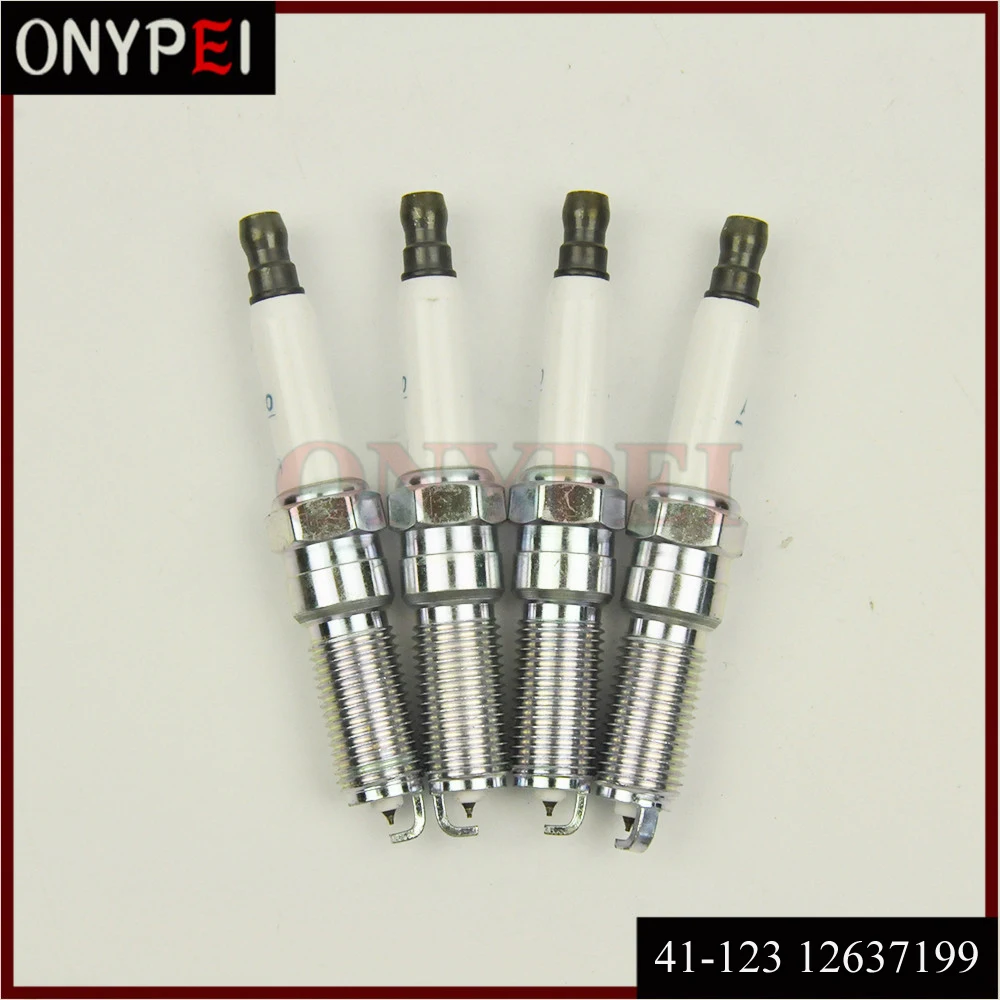 4X 41-123 12637199 иридиевая Свеча зажигания для Buick LaCrosse Regal Cadillac Seville Chevrolet Captiva Sport Equinox Pontiac Solstice
