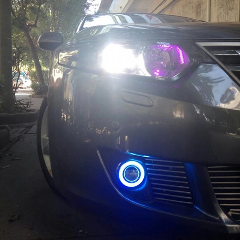 Для Acura TSX 2009 2010 3-в-1 белый ангельские глазки DRL желтый сигнальный светильник H11 55W