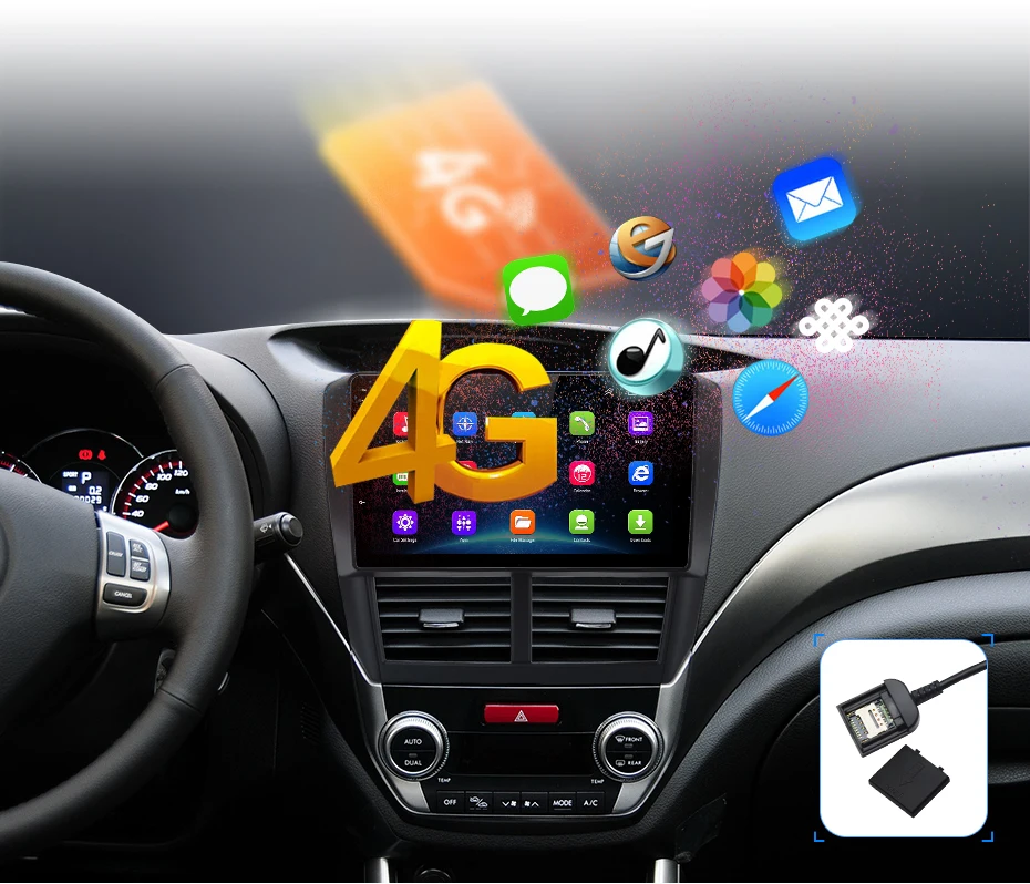 Junsun V1 2G+ 32G Android 8,1 автомобильный Радио Мультимедиа Видео плеер навигация gps для Subaru Forester 3 2007-2013 2 din Авто без dvd