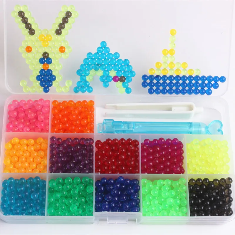 Детский прозрачный пазл с бусинами распылителями Обучающие игрушки 3D для детей