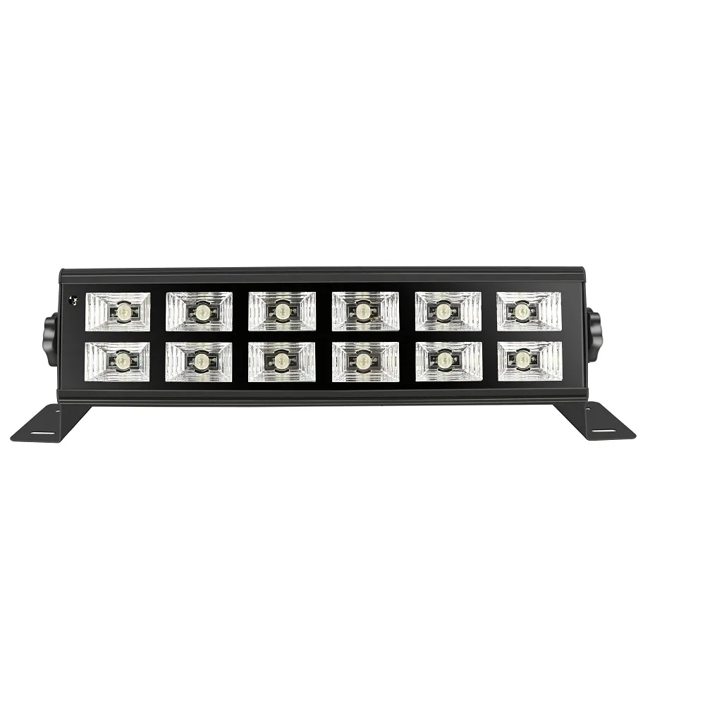 72 Вт 24 светодиодный s 36 Вт 54 Вт 12 Светодиодный s 18 светодиодный s DMX512 DJ Светодиодный УФ арматура дежурного освещения черные вечерние Клубные дискотеки для рождества внутреннего сценического эффекта