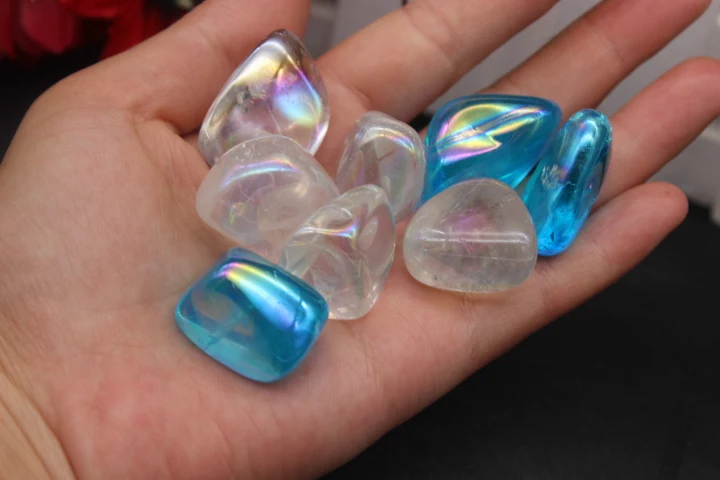 

113grams of natural quartz crystal healing angel ring specimen point A2