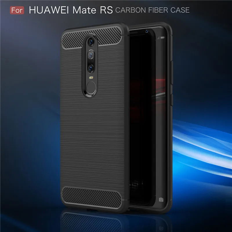 Чехол для Huawei Mate RS мягкий чехол из углеродного волокна и ТПУ 9 10 чехлы
