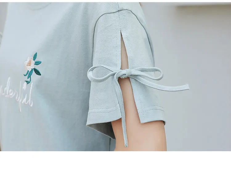 Рубашка женская с коротким рукавом модная повседневная свободная хлопковая