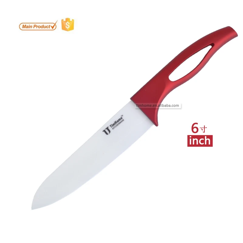 Красивый Кухонный керамический нож из циркония, нож для очистки фруктов, кухонный инструмент для овощей - Цвет: 6inch