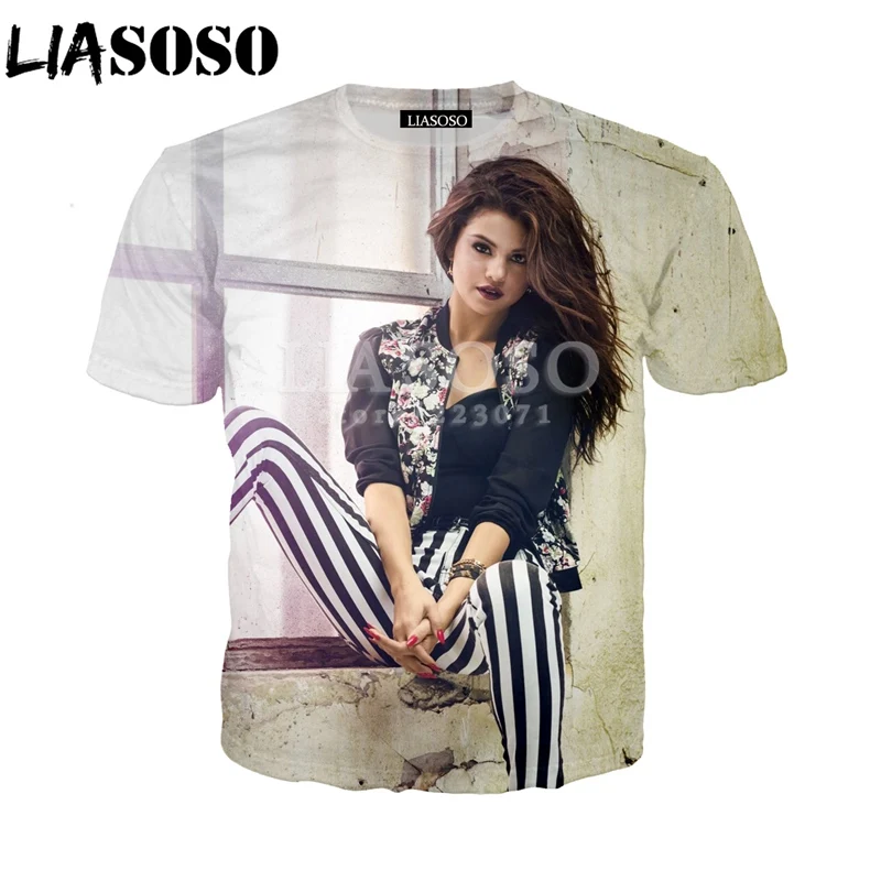 LIASOSO новая модная мужская и женская футболка с коротким рукавом 3D принт актер