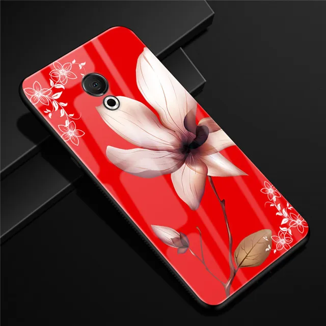 Для Meizu 15 Lite M15 чехол из закаленного стекла жесткий чехол для Meizu 15 Lite M15 чехол для задней панели для Meizu M15 15 Lite M871Q M871H чехол s - Color: 17