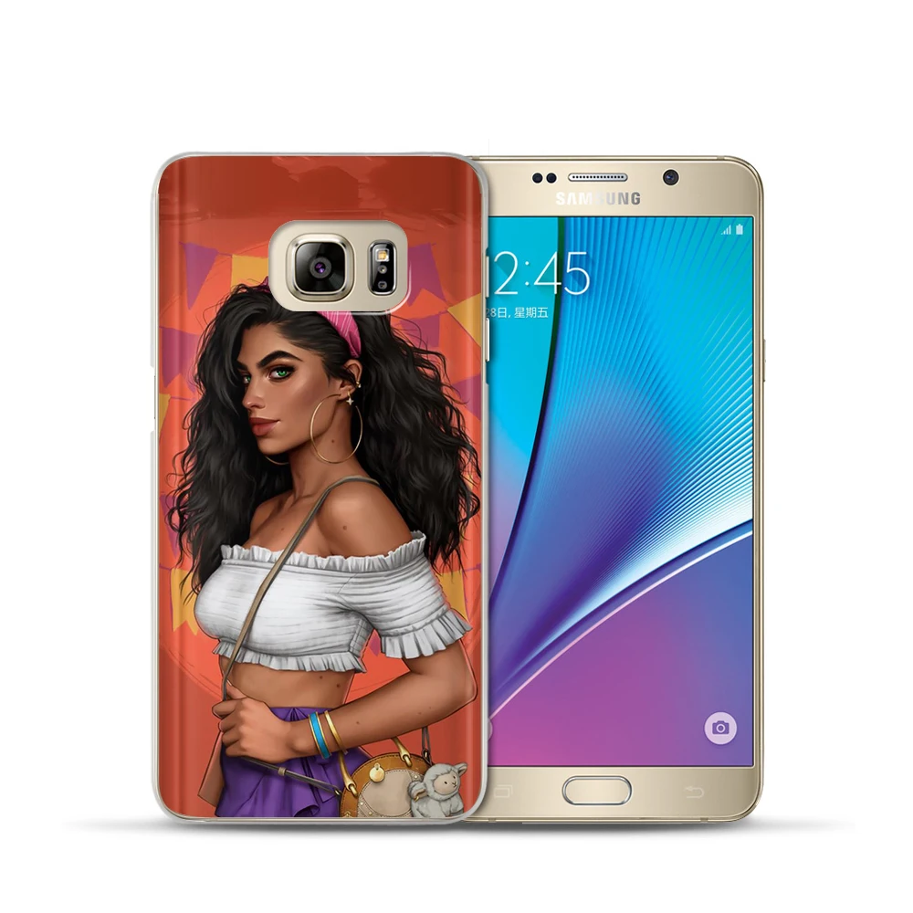 For Samsung Galaxy A30 A50 A10 A20 A40 A70 M10 M20 Coque Modern Princess Snow White Ariel Belle Tinker Bell Etui Phone Case |