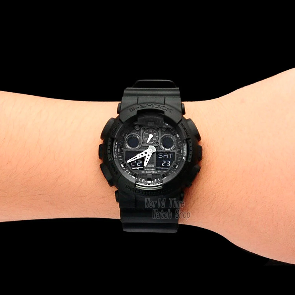 Мужские часы Casio G SHOCK топ роскошный комплект LED военный хронограф relogio цифровые