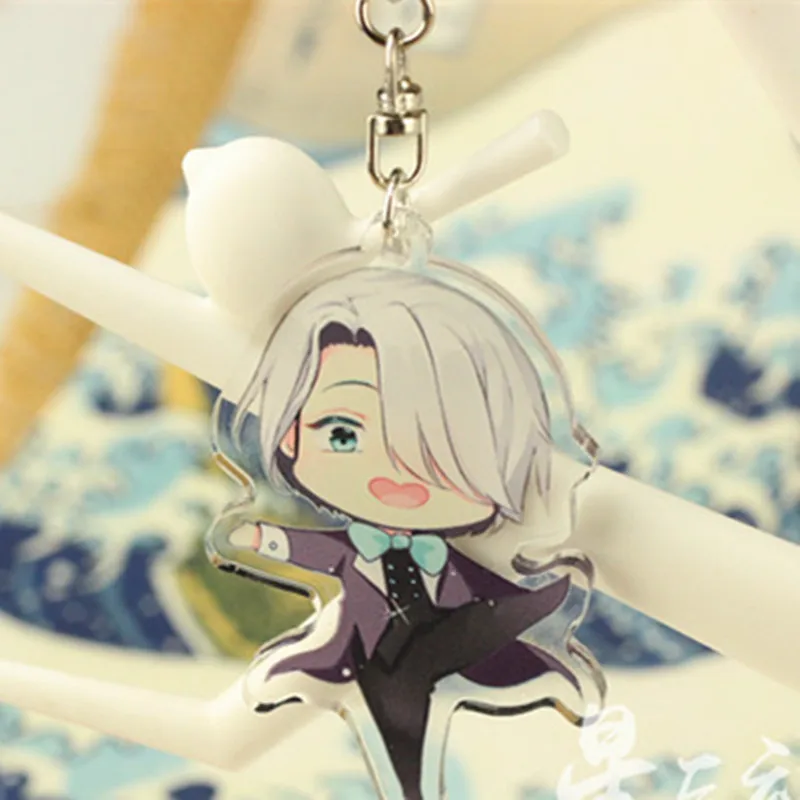 Аниме Yuri! Брелок на льду Victor Nikiforov Yuri подвеска katsuki милый персонаж фигурка для
