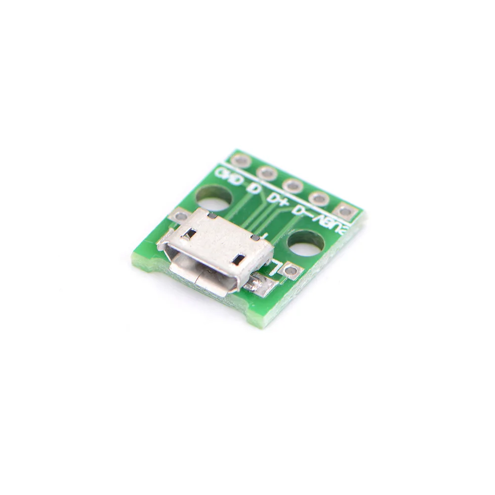 10 шт. MICRO USB к DIP адаптер 5pin гнездовой разъем конвертер печатной платы типа в макет USB-01 переключатель SMT материнское сиденье