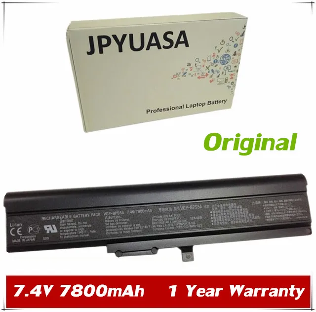 

7XINbox VGP-BPL5A VGP-BPS5 VGP-BPS5A Battery For Sony VGN-TX15 VGN-TX16 VGN-TX17 VGN-TX1X VGN-TX25 VGN-TX26 VGN-TX27 VGN-TX28