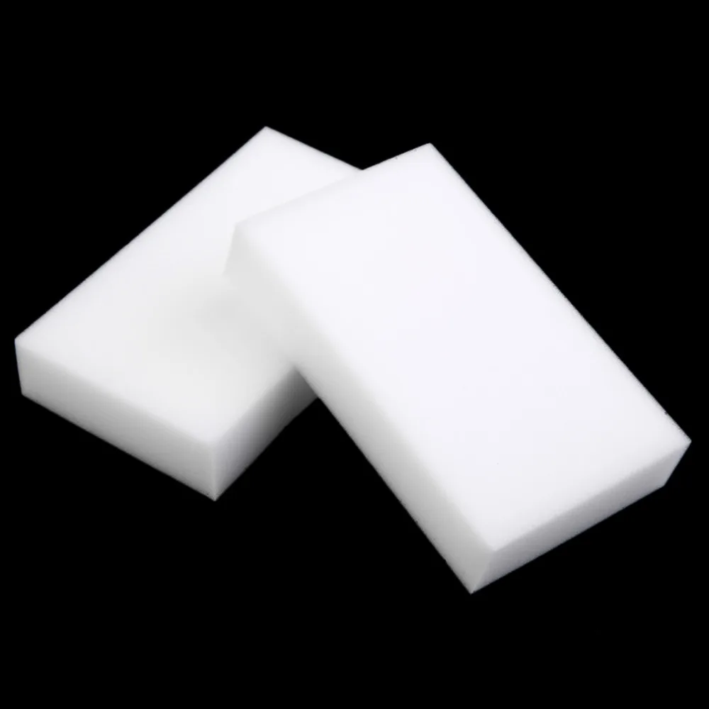 

100 Pcs/lot Wholesale White Magic Sponge Eraser Melamine Cleaner,Multi-functional Cleaning 100x60x10mm