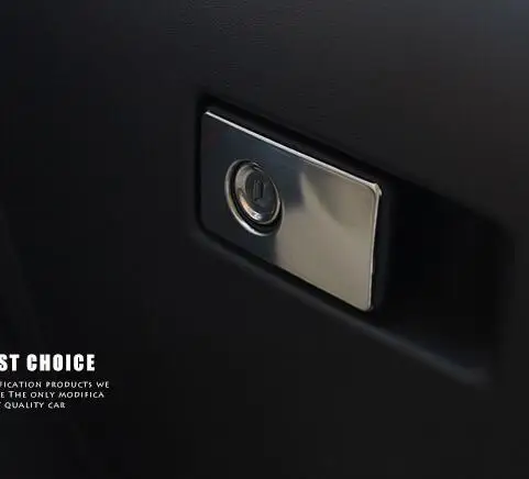 

Декоративные Чехлы для салона автомобиля glovebox, хромированная зеркальная оболочка из нержавеющей стали для Volvo XC60 S60 V60 S80 2012-2017