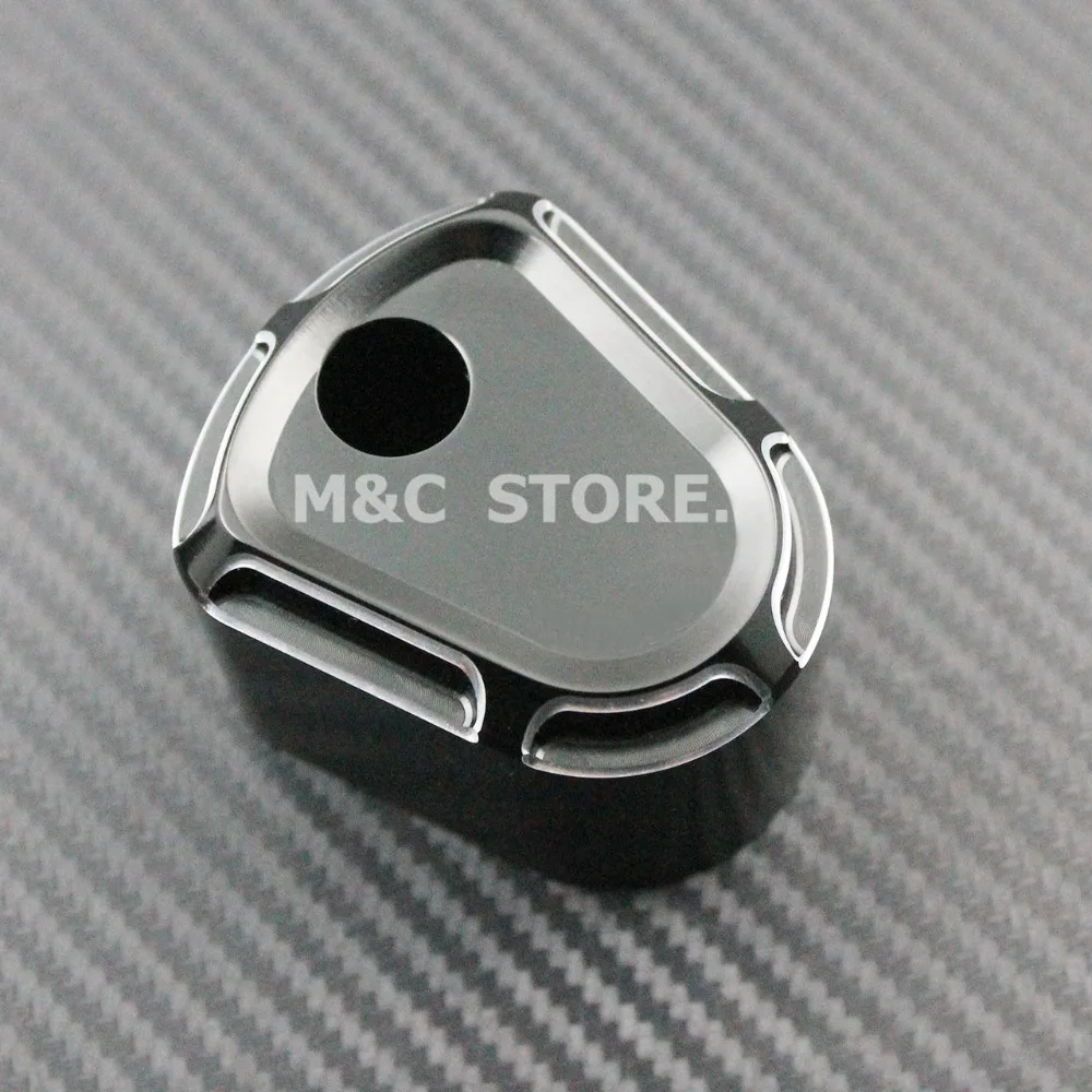 Мотоциклетный переключатель зажигания Крышка резки Черный для Harley Touring Road Glide Street