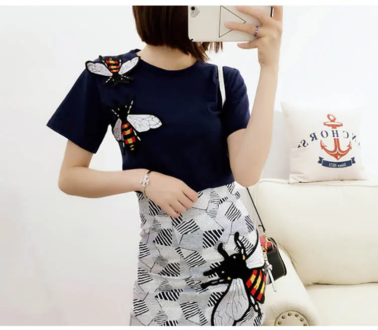 3 шт./лот Высококачественная вышивка кружевная ткань маленькая пчелиная патч