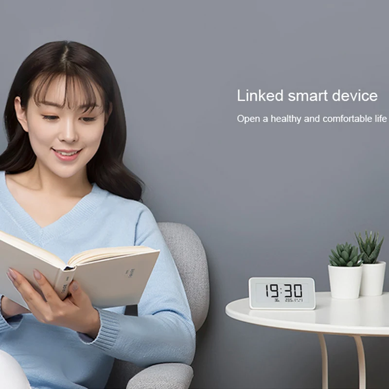 Xiaomi MiaoMiaoCe E Link чернильный ЖК экран цифровые часы измеритель влажности