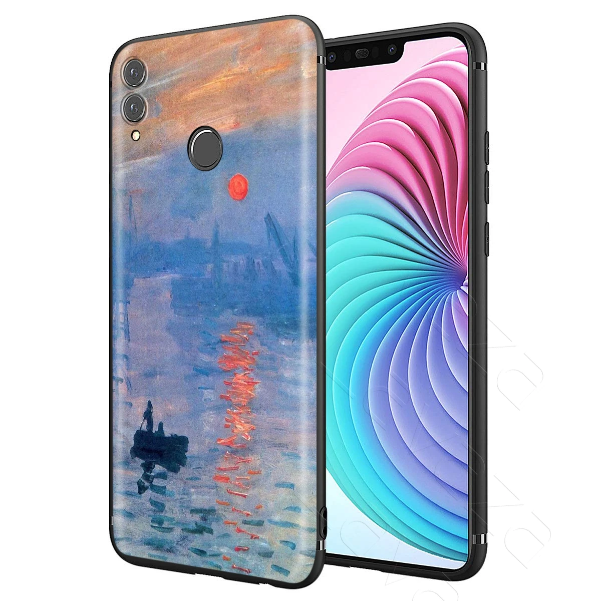 Lavaza Claude Monet Garden Lotus Bridge Case for Huawei Mate Y7 Y9 P8 P9 P10 P20 P30 P40 Max Lite Pro P Smart Mini |