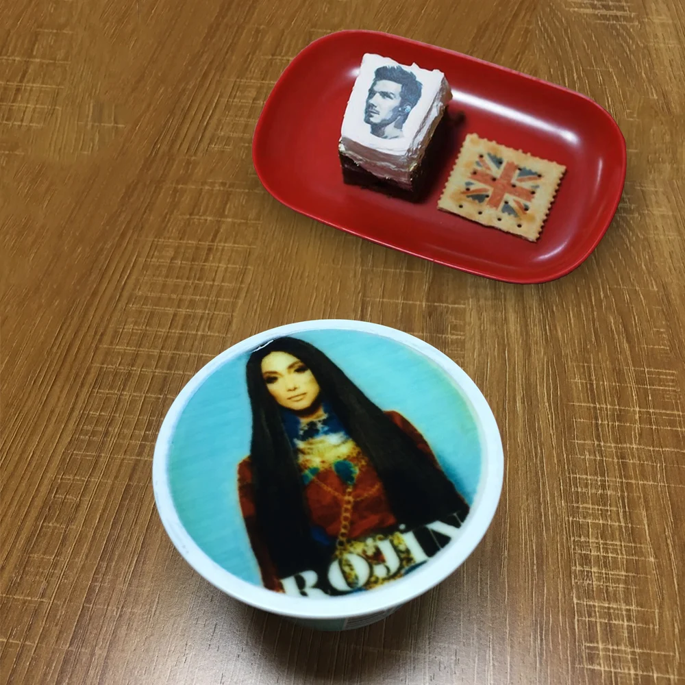 Автоматический Кофе принтер торт 4 чашки селфи кофе латте пиццы молока чая