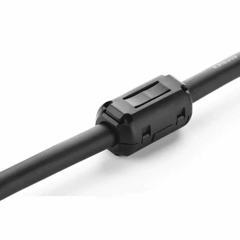 1 пара магнитных колец диаметром 7 мм для аудиокабеля 5-7 RCA линейный кабель USB AV