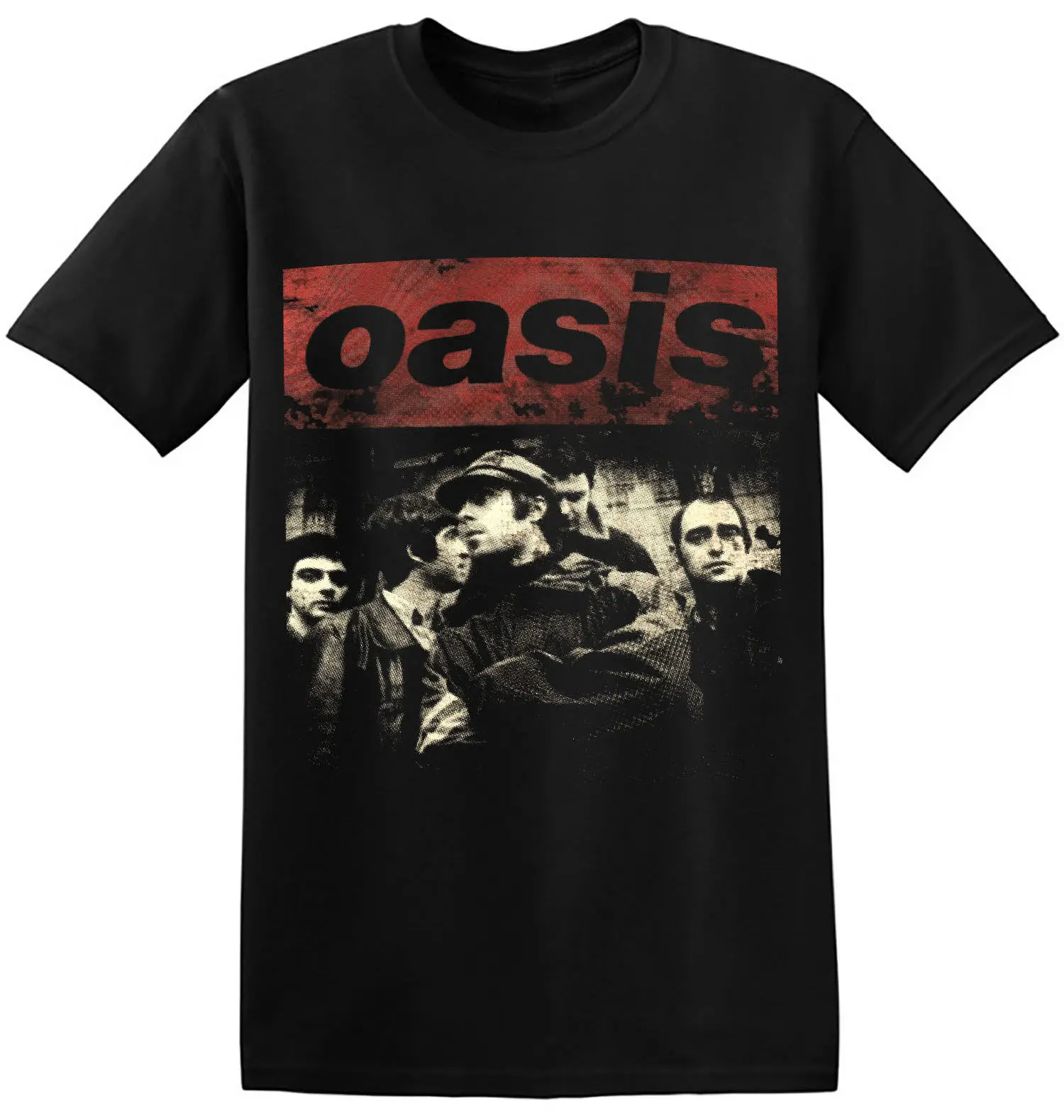 Oasis футболка графический принт Великобритании Винтаж классический рок группа