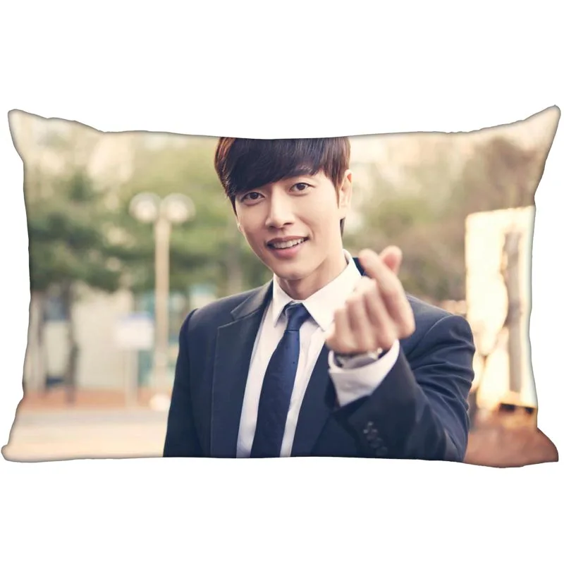 

New Arrival Korea Pop Park Hae Jin Pillowcase two sides Printed Satin Pillowcases Zipper Custom your image more size