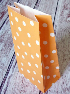 Оранжево-зеленые сумочки в горошек для вечеринок-сумочка подарка на свадьбу и