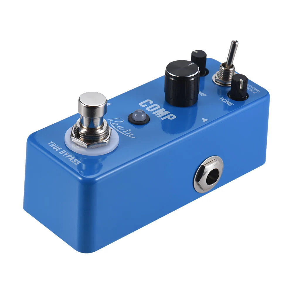 Rowin LEF 333 педаль для гитары COMP Compressor Compress из алюминиевого сплава|Детали и