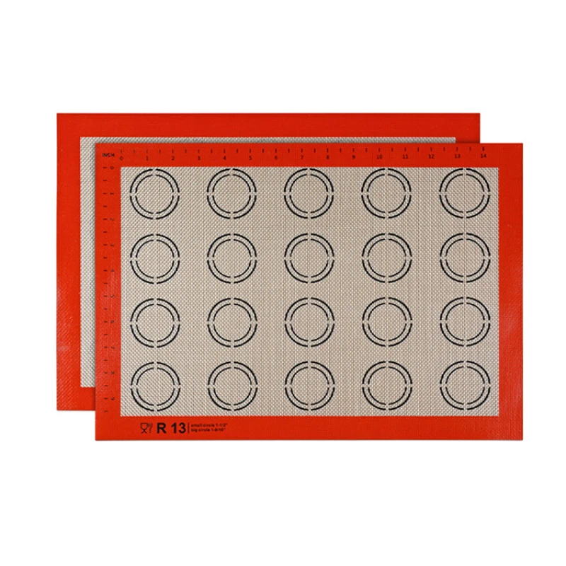 1 oven mat Горячая антипригарный силиконовый коврик для выпечки жаростойкий стекловолокно прокатки теста Лист Коврик для торта печенья кухонные инструменты для выпечки - Цвет: 1 oven mat
