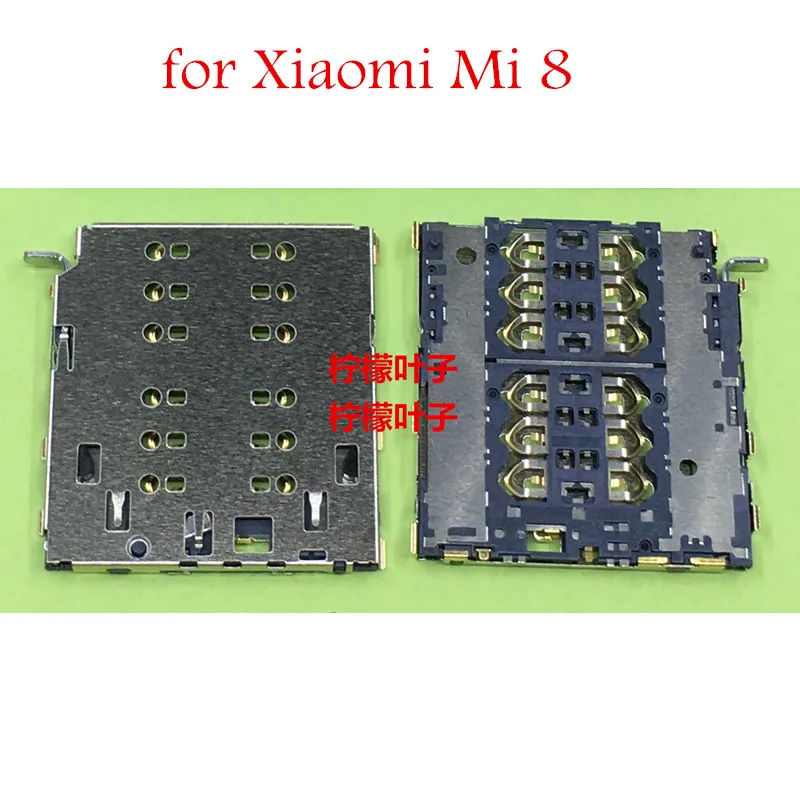 Для Xiaomi Mi 8 SIM кардридер слот для карты лоток держатель Разъем Mi8 запасные части