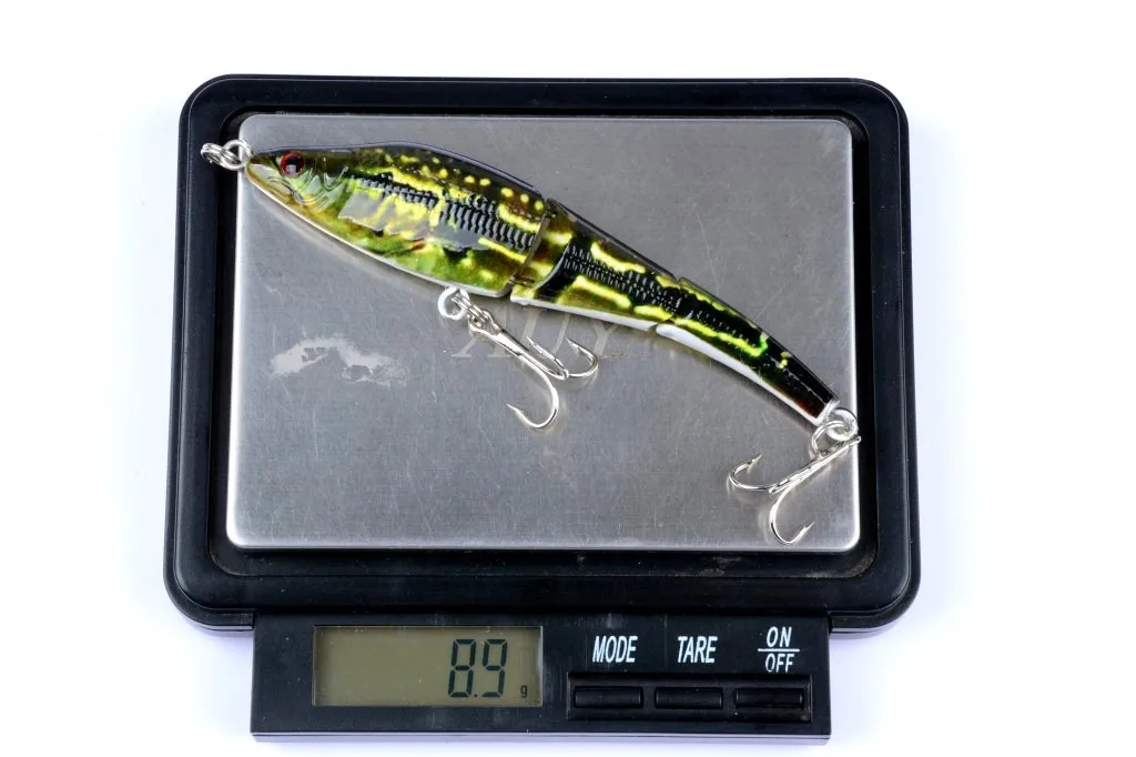 

6Pcs/Lot 9.5cm 8.9g VIB Crankbait Fishing Bait Multi Jointed Sections Sinking Artificial Fishing Wobblers Iscas Lures Tackle