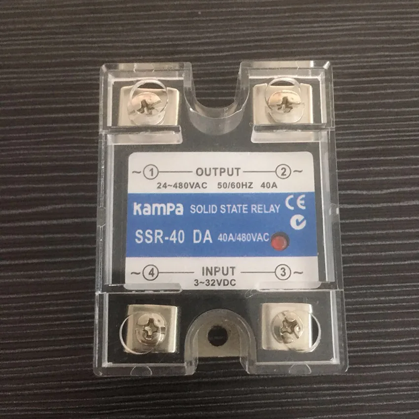 SSR 40DA 40A реле постоянного тока в переменный ток Однофазное вход 3 32VDC выход