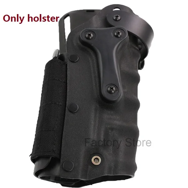 Black (only holster) Тактический кобура платформе Airsoft Шестерни Аксессуары черно-коричневые сапоги до бедра кобуры для Glock 17 19 Кольт 1911 M9 SIG P2022 P226 - Цвет: Black (only holster)