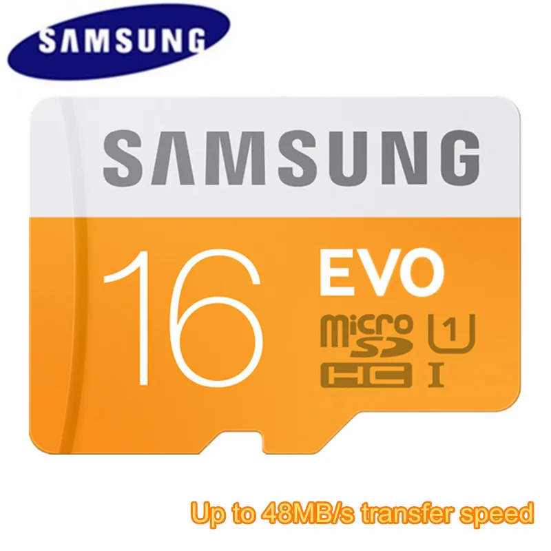 Samsung Micro SD 16 ГБ 32 64 карты памяти EVO MicroSD UHS-I Class10 SDHC SDXC C10 UHS TF транс флэш-карты max Up до 48