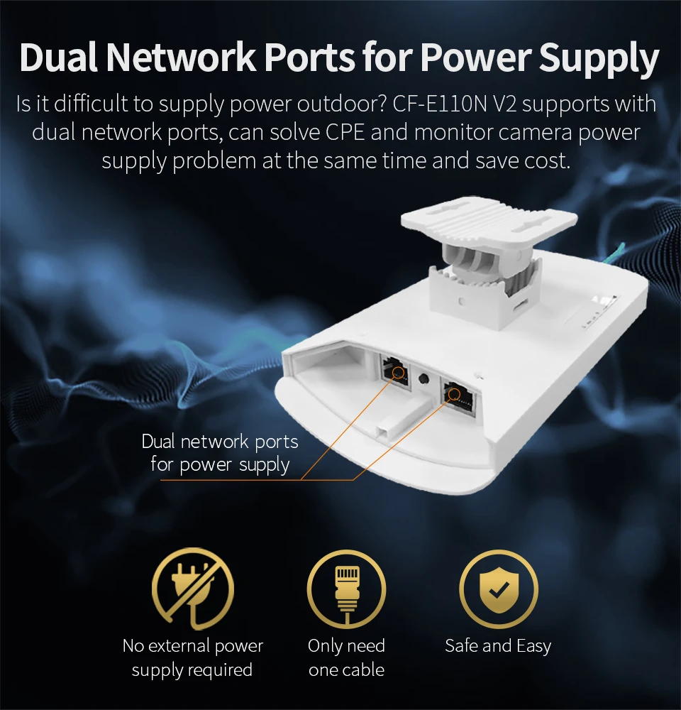 

2pcs Comfast point to point Wireless bridge 300Mbps Outdoor router 2.4Ghz WIFI Amplifier Network wi fi access point Bridge