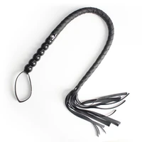 new 80cm pu leather whip with lashing handle spanking paddle scattered whip knout flirting erotic sex toys for sm adult games