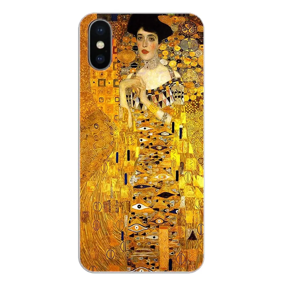 Soft Shell Cases Kiss by Gustav Klimt gold tears oil painting For Samsung Galaxy A5 A6 A7 A8 A9 J4 J5 J7 J8 2017 2018 Plus Prime |