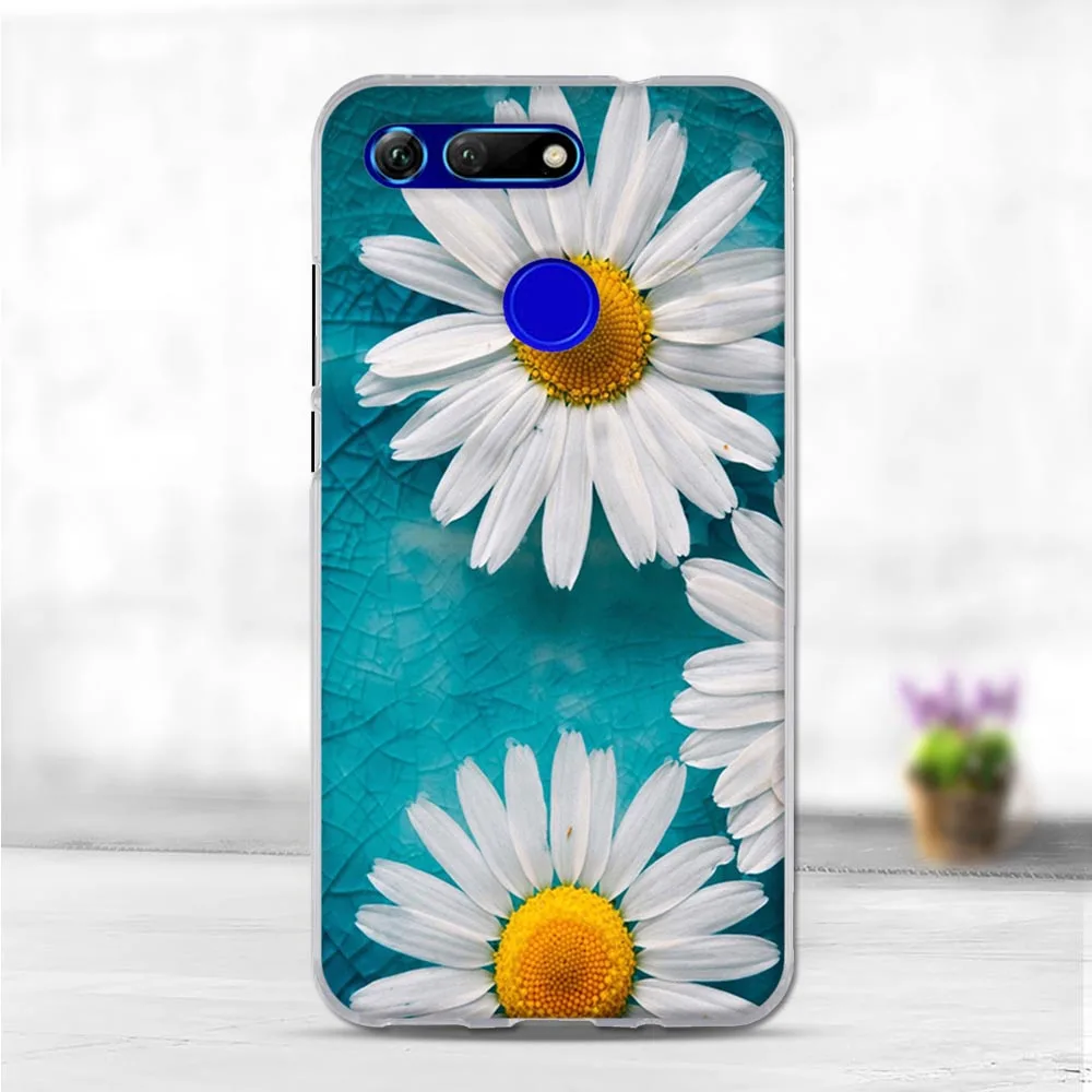44 Чехол для Honor V20, чехол для huawei Honor View 20, мягкий силиконовый чехол, TPU, задняя крышка для huawei Honor V20, защитный чехол для телефона, Funda - Цвет: 44
