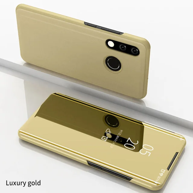 Умный зеркальный флип-чехол для huawei P Smart чехол-накладка P Smart Plus smart+ Fundas Coque On Hauwei P Smart Z PSmartZ чехол