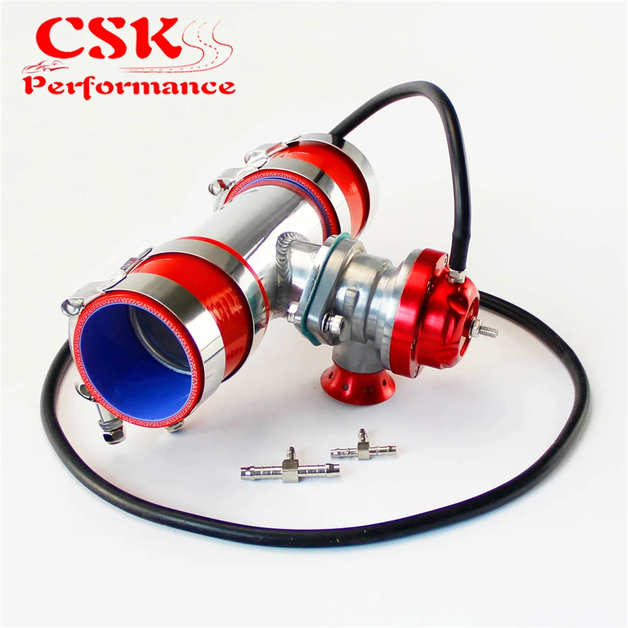 Регулируемый турбо выпускной клапан 30 PSI + тип RS 2 25 &quotкомплект адаптеров для
