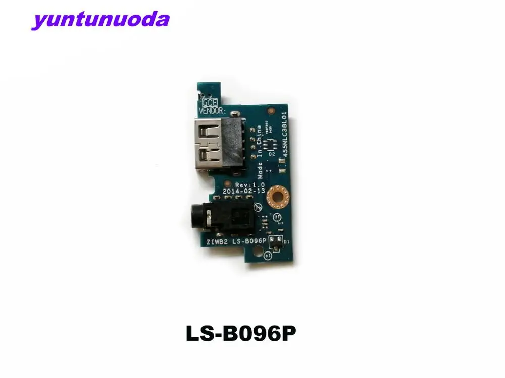 Оригинальная звуковая плата для Lenovo B40 аудио IWB2 с USB портом 5 4 1 2 7 9 10 | Компьютерные кабели и разъемы -4000029536080