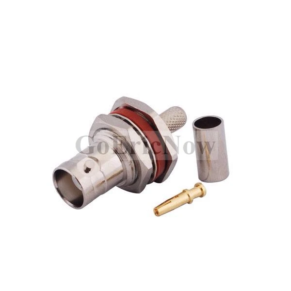 5 pcs RF coaxial connector BNC Female Waterproof Screw Nut for RG58 RG142 LMR195 Cable Connector Adapter | Обустройство дома