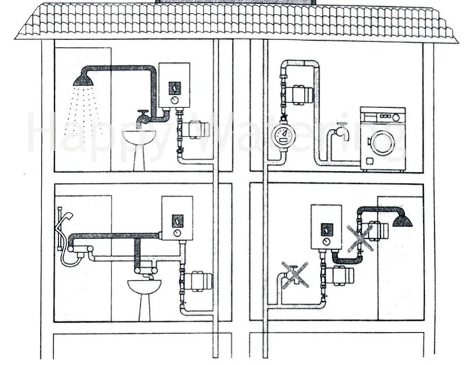 Бытовой 1/2 &quotвыход Газ Вода солнечная вода Давление бустер насос 260 Вт давление
