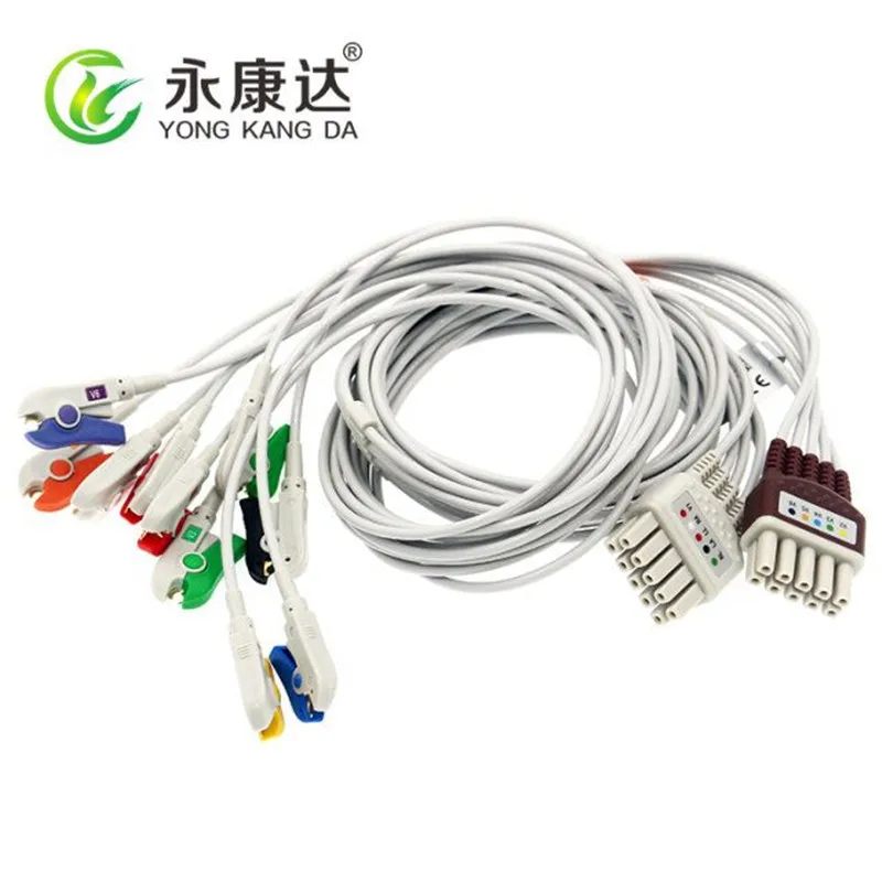 Совместимые провода mr10lead ecg leadпровода AHA clip