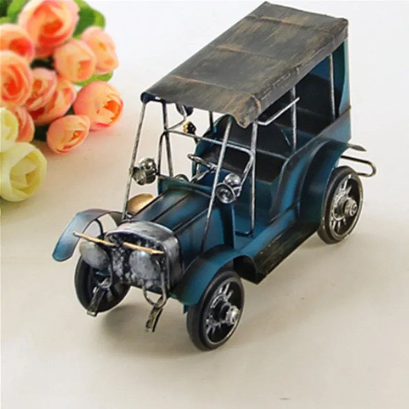 Классические украшения в стиле ретро из железа металла модель автомобиля для